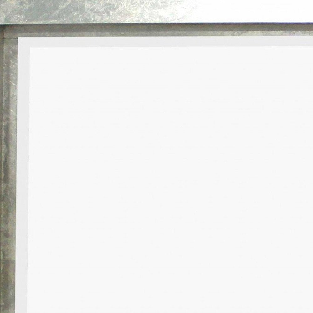 Silver Rectangle Accent Metal Mirror HomeRoots