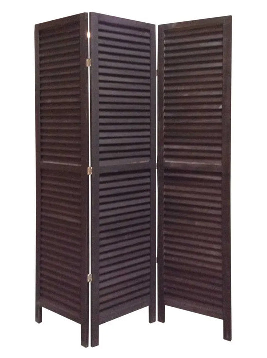48 X 67 Black Wood Shutter - Screen HomeRoots
