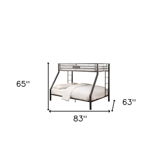 Twin Over Queen Bunk Bed HomeRoots