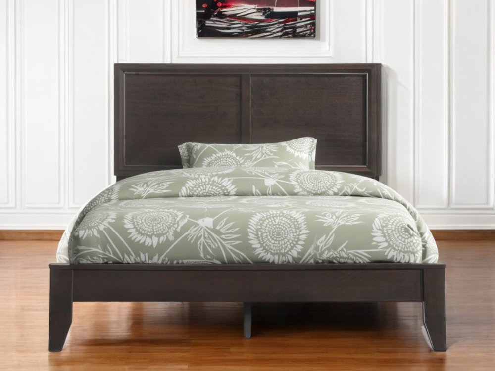 Espresso King Bed Frame HomeRoots