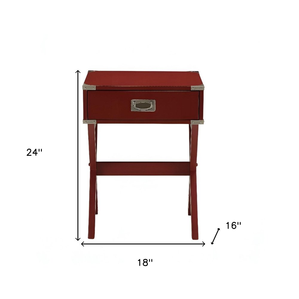 Modern White X Shape Wooden Storage End Table HomeRoots