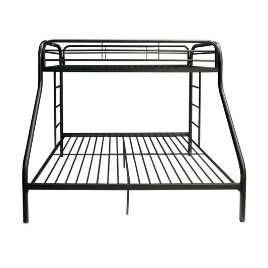 78" X 54" X 60" Twin Over Full Red Metal Tube Bunk Bed HomeRoots