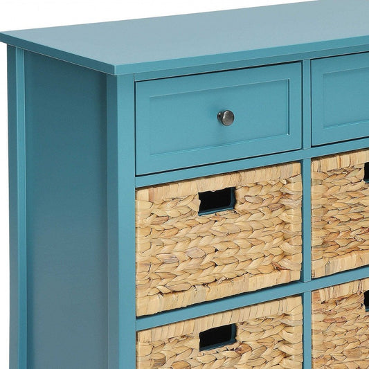Pop Of Color Teal Accent Chest With Storage HomeRoots
