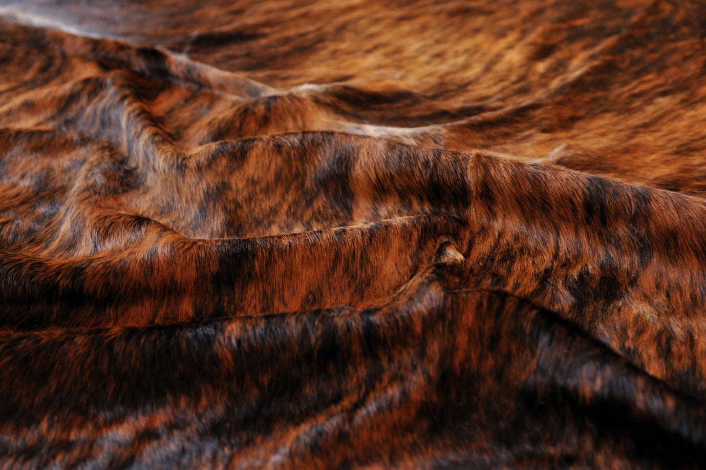 6' X 7' Brown And Black Cowhide Cowhide Print Area Rug - Image 7