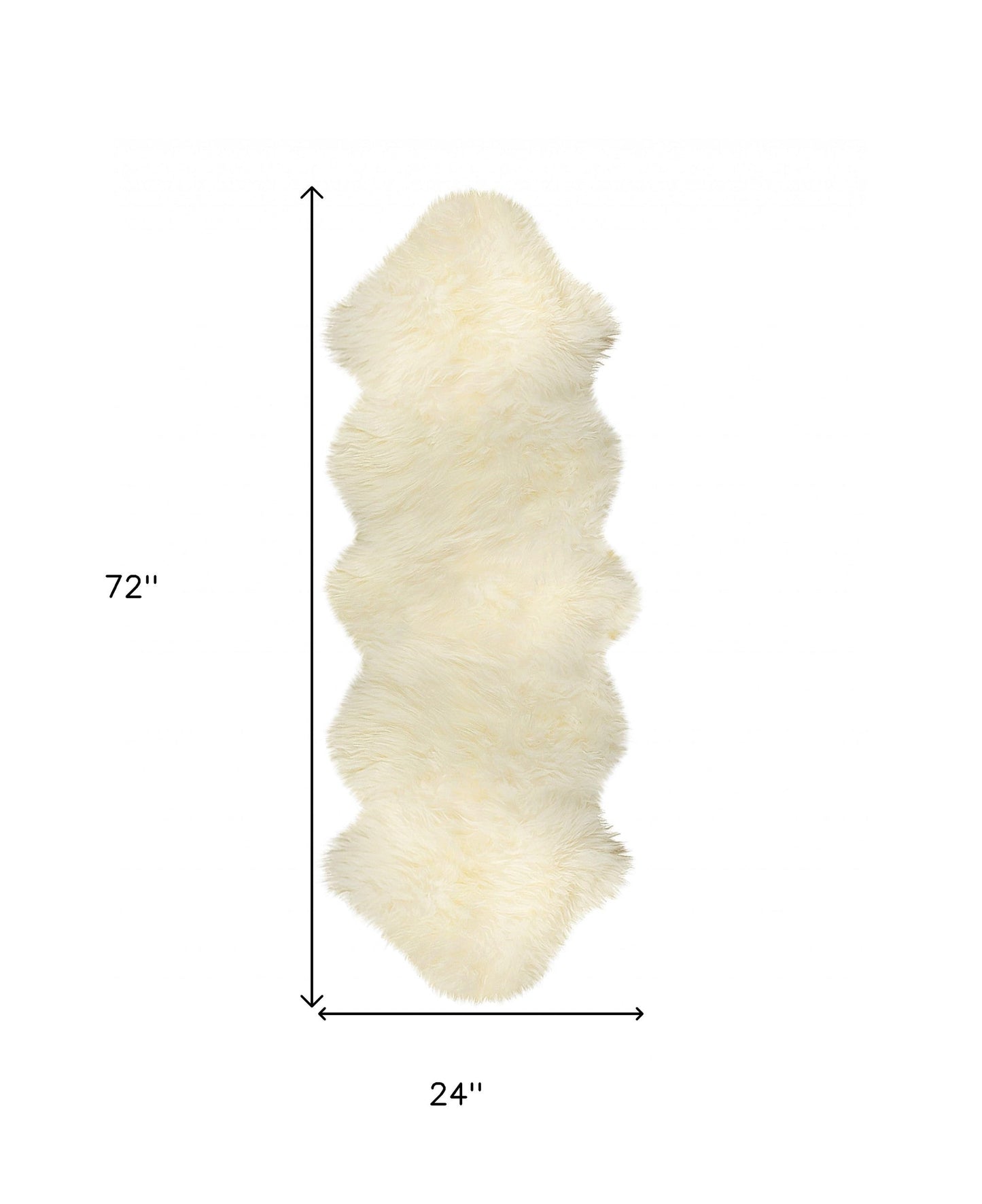 Natural Animal Print Area Rug - 2" H x 24" W x 72" D FurniFindUSA