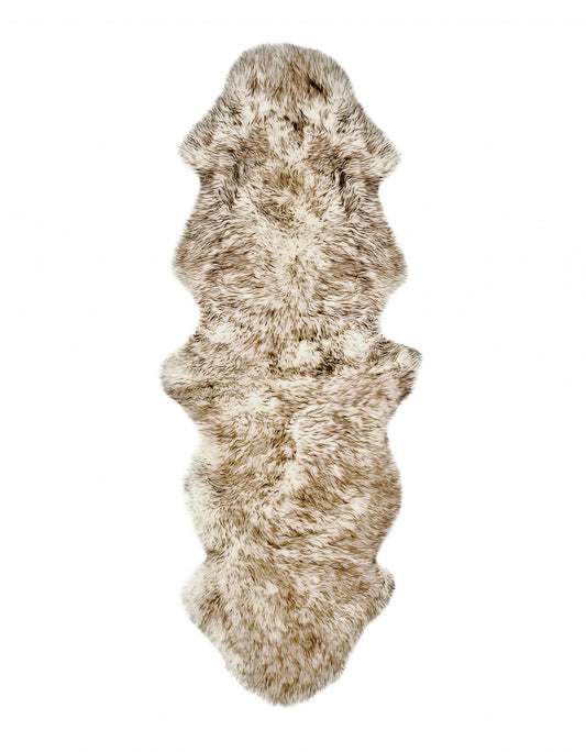 Gradient Chocolate Animal Print Area Rug - 2" H x 24" W x 72" D FurniFindUSA