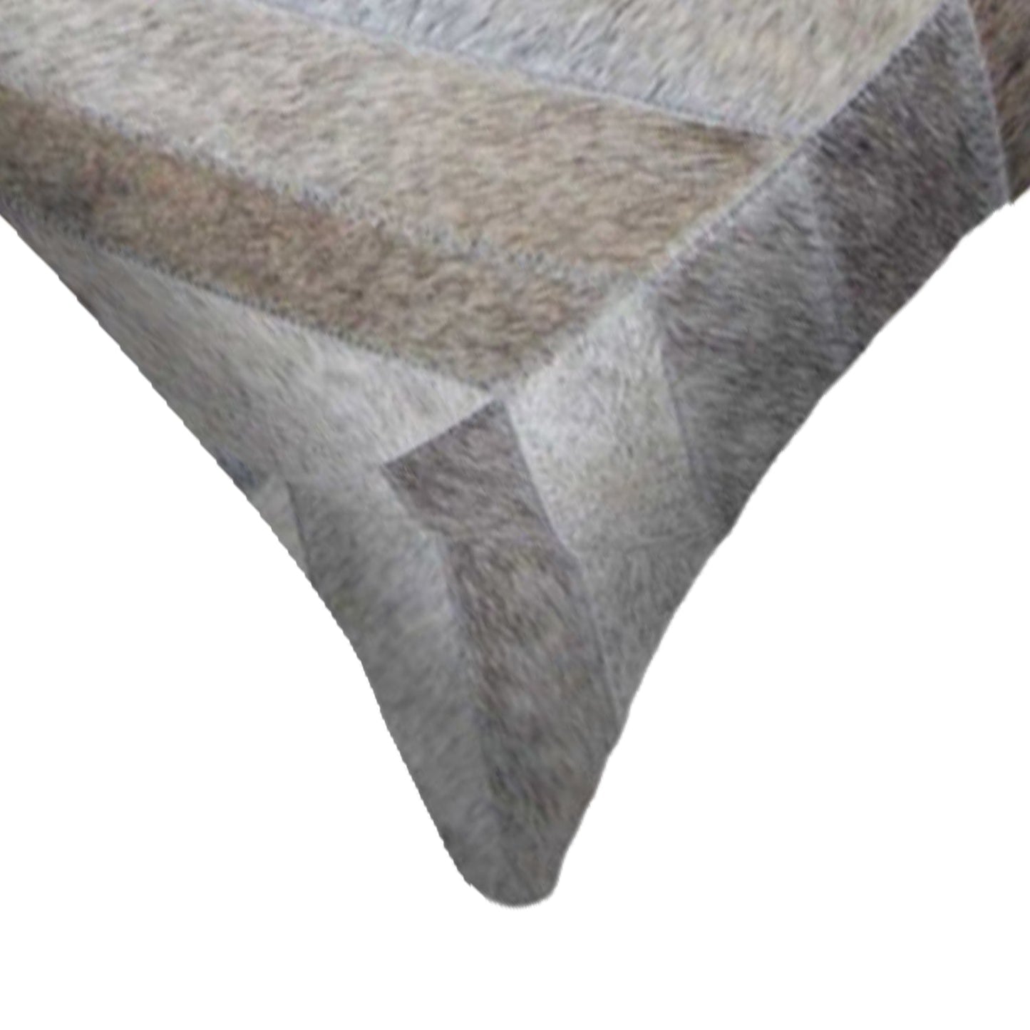 12 X 20 Gray Chevron Cowhide Throw Pillow FurniFindUSA