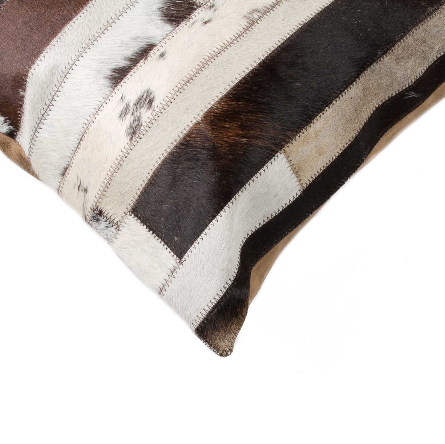 18" X 18" X 5" Chocolate And Natural Pillow FurniFindUSA