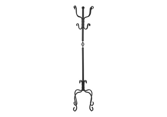 21" X 21" X 74" Black Metal Coat Rack HomeRoots