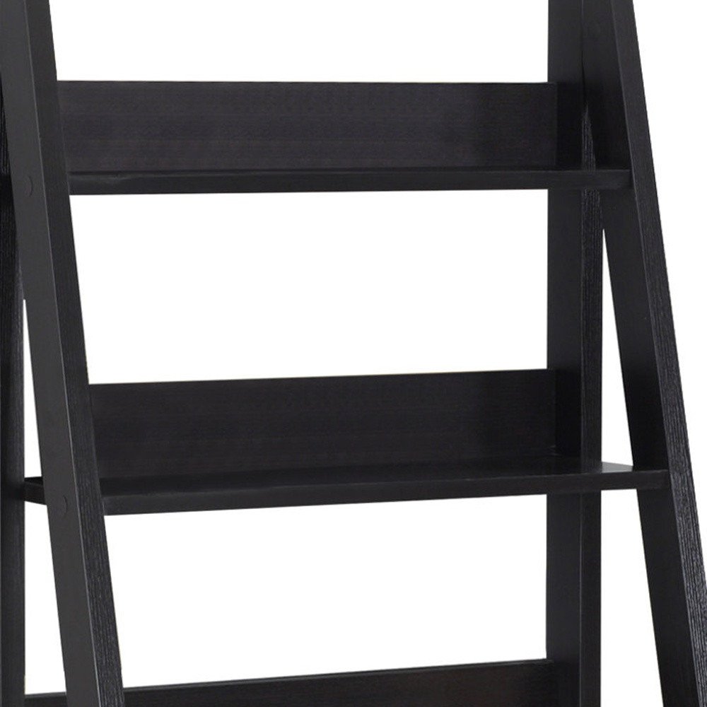 25" Espresso Ladder Desk HomeRoots