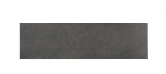 57" Gray Solid Wood Six Drawer Double Dresser HomeRoots