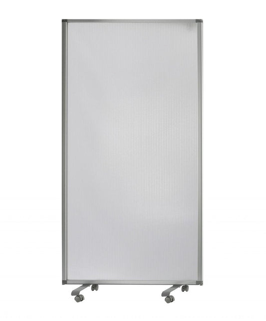 71" White Iron Folding Three Panel Screen Room Divider HomeRoots