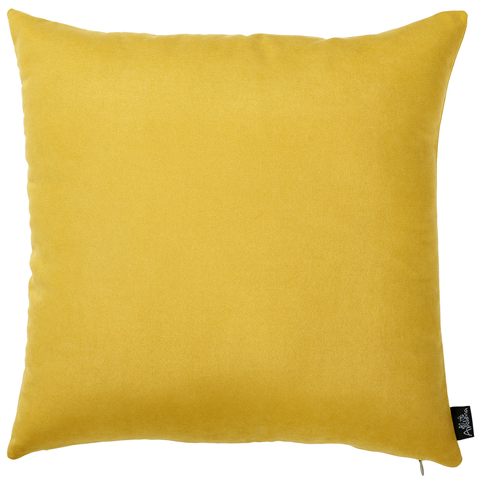 Set of Two Yellow Throw Pillow Cover FurniFindUSA