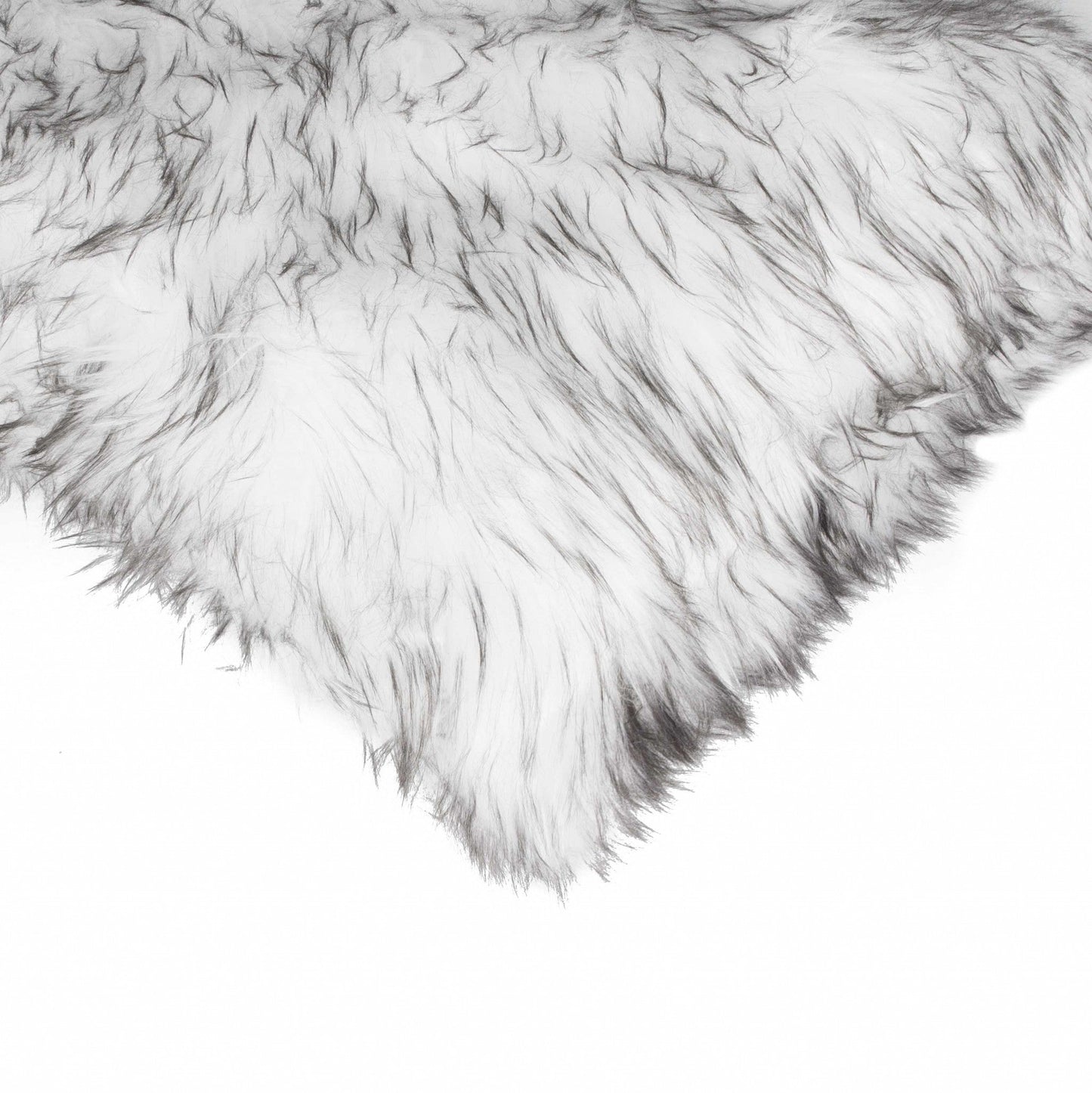18" X 18" X 5" Gradient Gray Faux Fur 2Pack Pillow FurniFindUSA