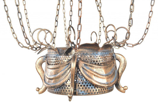 23" x 23" x 41" Vintage Hot Air Balloon Pendant HomeRoots