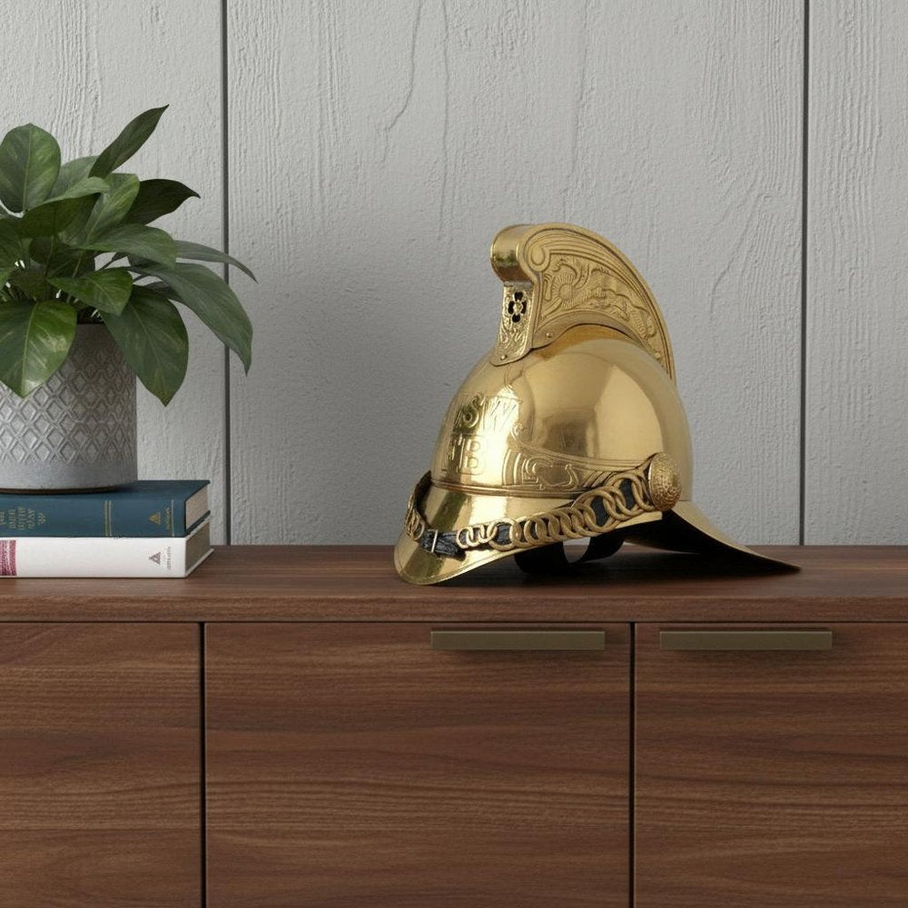 10" X 12" X 11" Fireman Helmet HomeRoots