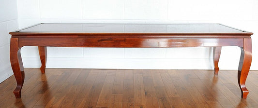 23" Dark Brown Glass Standard Display Stand HomeRoots