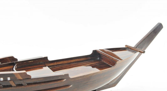 6" Dark Brown Novelty Wood Serving Tray With Handles HomeRoots
