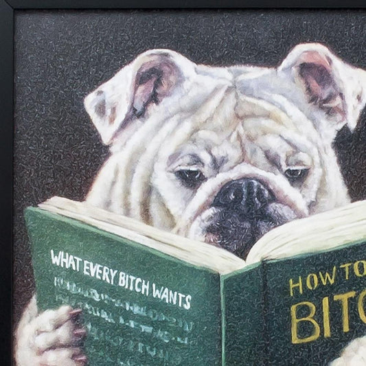 9" X 11" Black Acrylic Dog Wall Decor