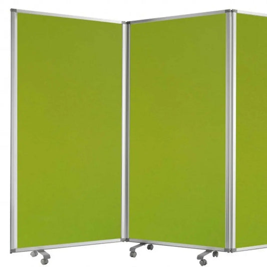 318" X 1" X 71" Green, Metal, 9 Panel, Screen HomeRoots