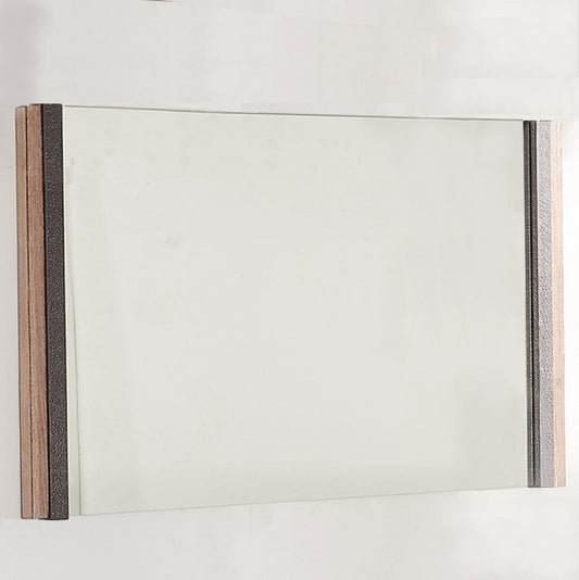 35" Natural Wood Framed Accent Mirror HomeRoots
