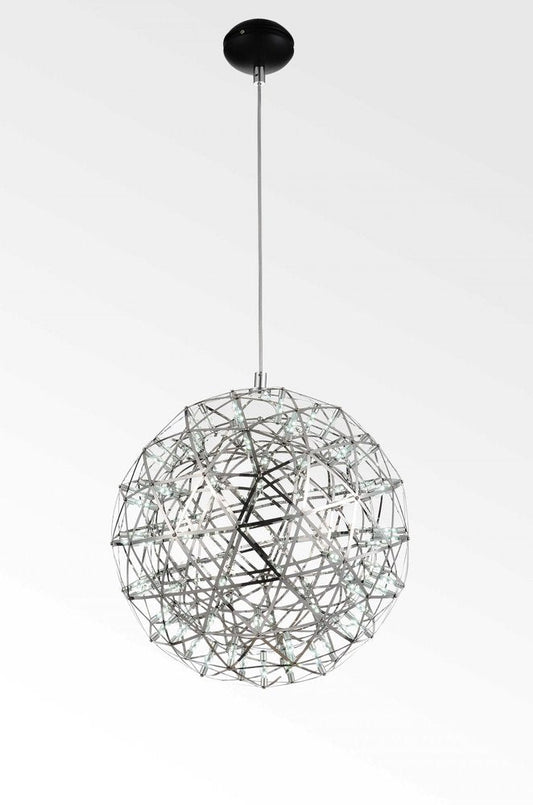 17 X" 17" Stainless Steel Pendant Lamp