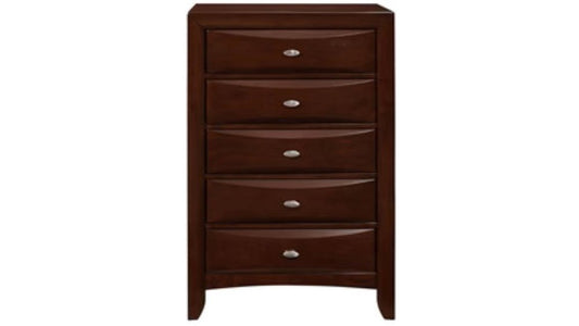 59" Espresso Solid Wood Eight Drawer Double Dresser
