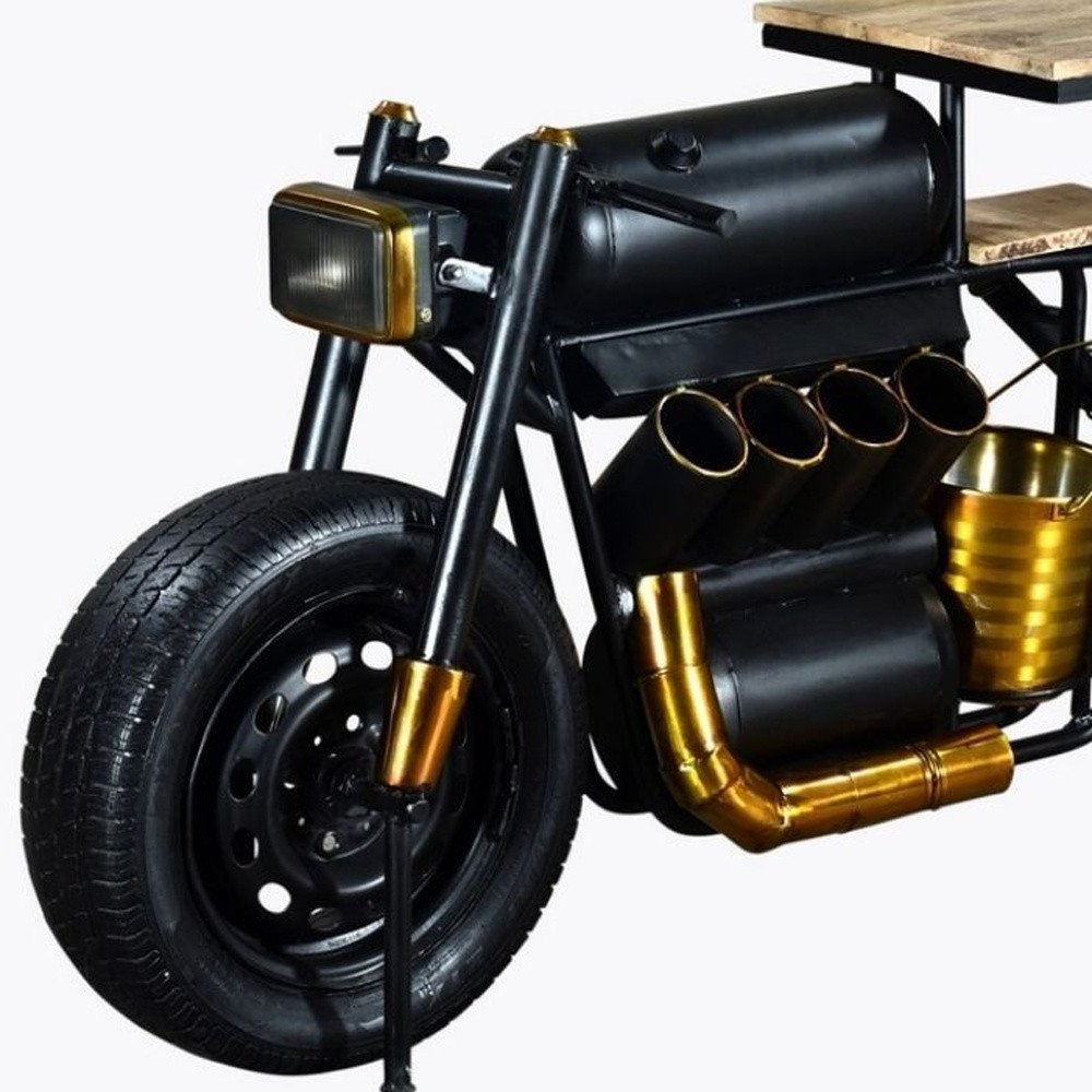 17" X 70.5" X 33" Vector Bike Bar HomeRoots