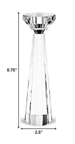 9" Clear Crystal Statue HomeRoots