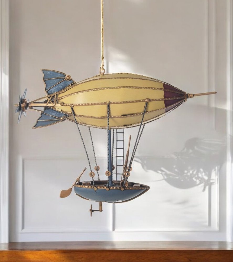 Steampunk Airship Metal Model HomeRoots