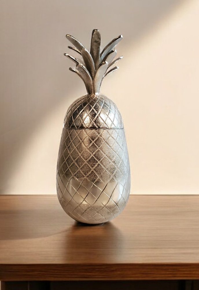 Pineapple Storage Aluminium Decor HomeRoots