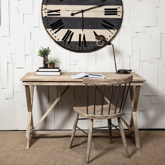 54" Brown Writing Desk HomeRoots