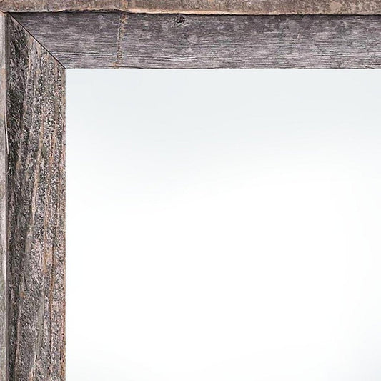 18" x 24" Gray Wood Hanging Picture Frame HomeRoots