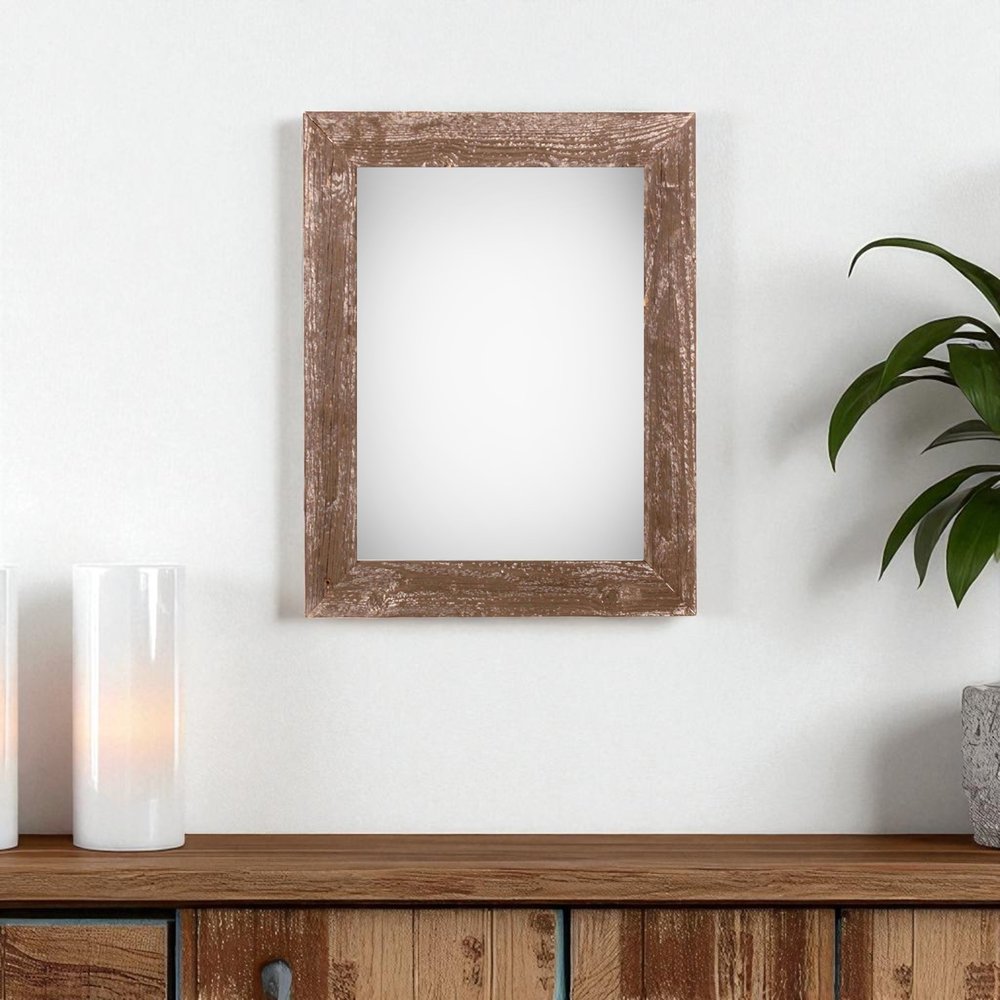 11" x 17" Espresso Solid Wood Hanging Picture Frame HomeRoots