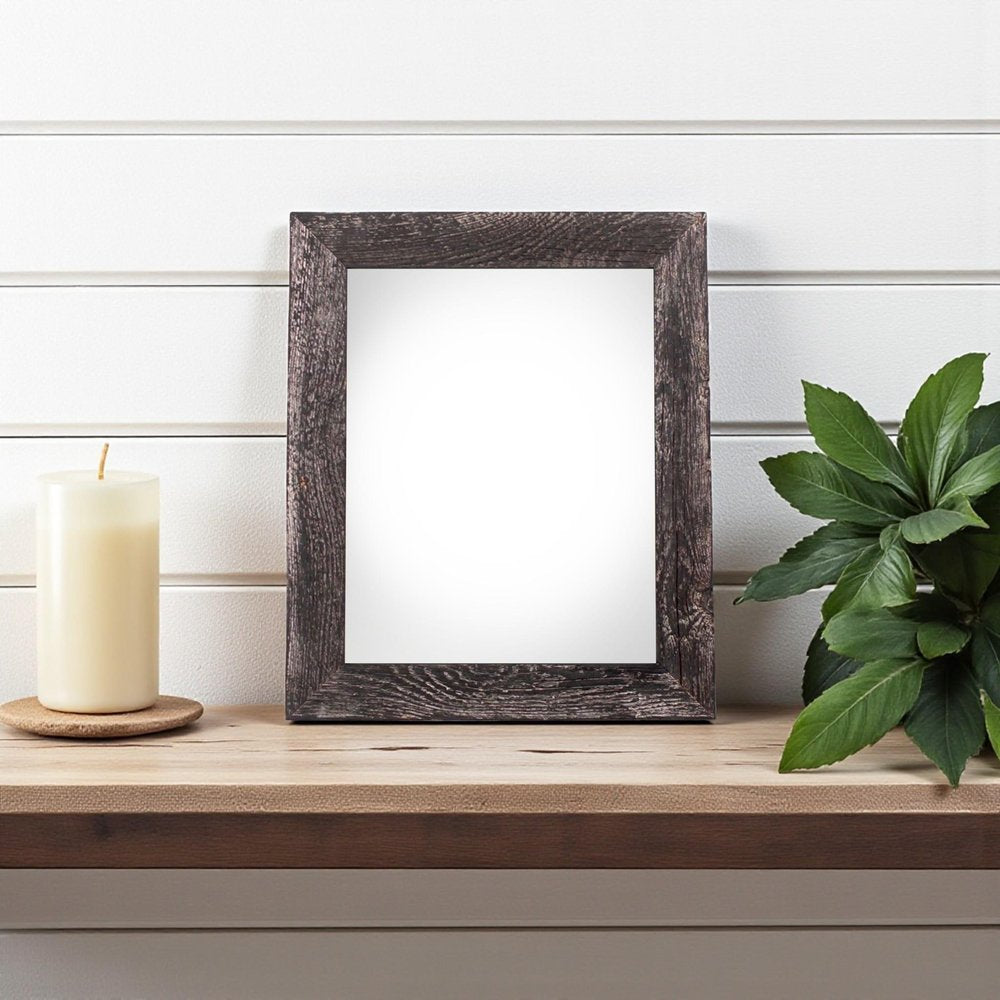 8" x 10" Black Wood Tabletop Picture Frame HomeRoots