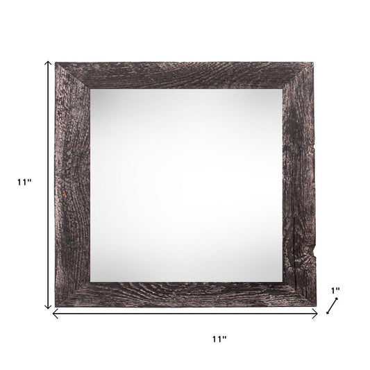 8" x 8" Black Wood Tabletop Picture Frame HomeRoots