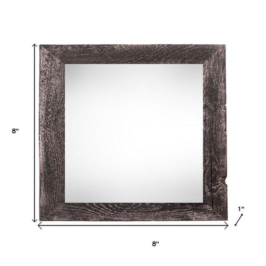 6" x 6" Black Wood Tabletop Picture Frame HomeRoots