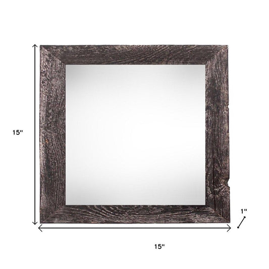 12" x 12" Black Wood Tabletop Picture Frame HomeRoots