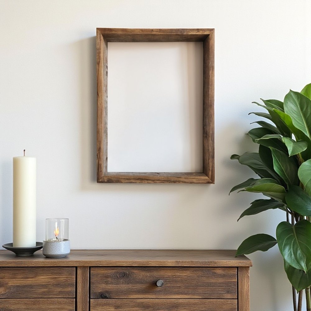 11" x 14" Gray Wood Hanging Picture Frame HomeRoots