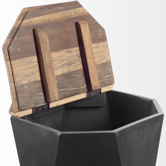 21" Black Solid Wood End Table HomeRoots
