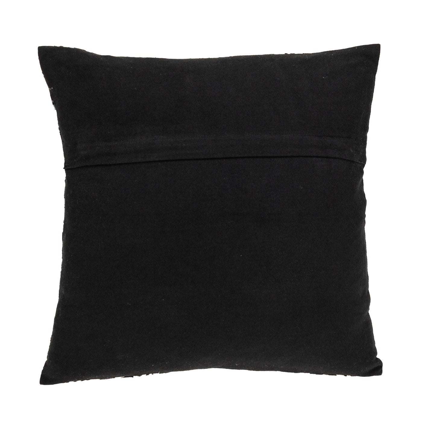 Jet Black And White Geo Throw Pillow FurniFindUSA