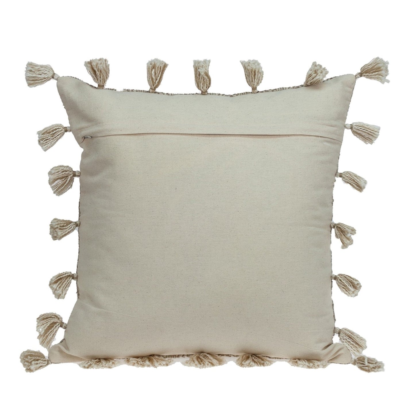 Neutral Sand Woven Throw Pillow FurniFindUSA