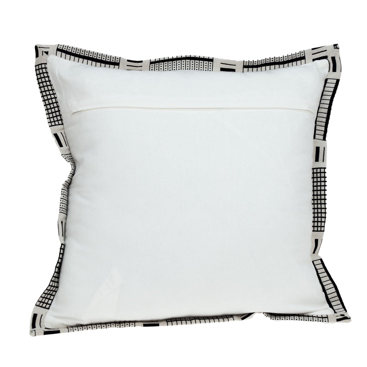 Black And White Abstract Stripes Throw Pillow FurniFindUSA