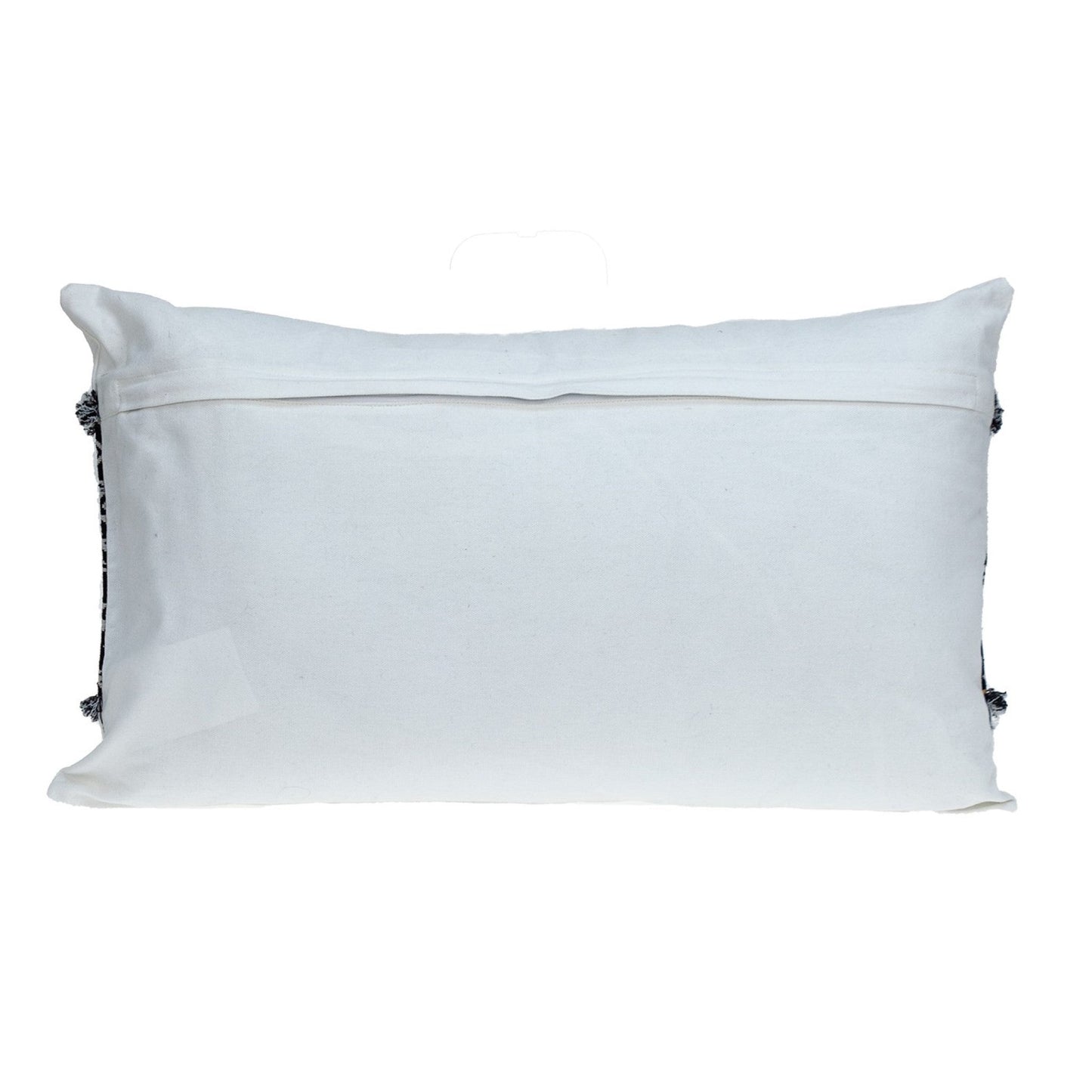 Black And White Patched Throw Pillow FurniFindUSA