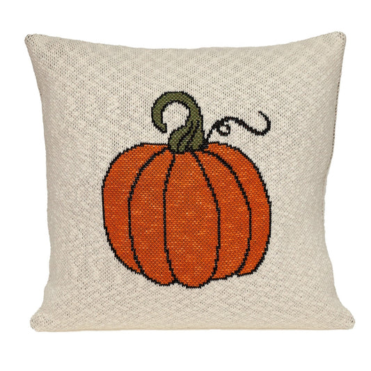 Pumpkin Silhouette Throw Pillow FurniFindUSA