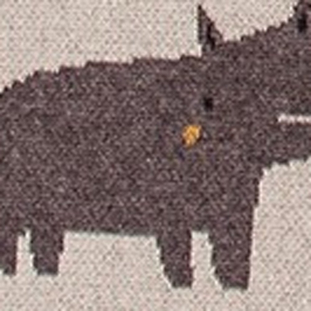 Zoo Animals Woven Knitted Baby Blanket HomeRoots