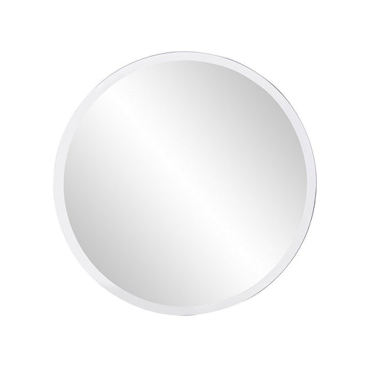 12" Clear Round Unframed Accent Mirror HomeRoots