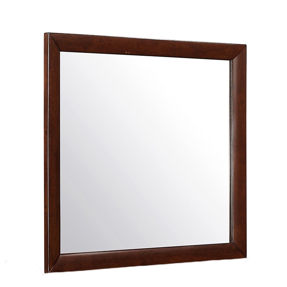 35" Merlot Framed Accent Mirror