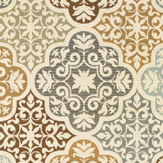 Gray and Ivory Moroccan Indoor Outdoor Area Rug FurniFindUSA