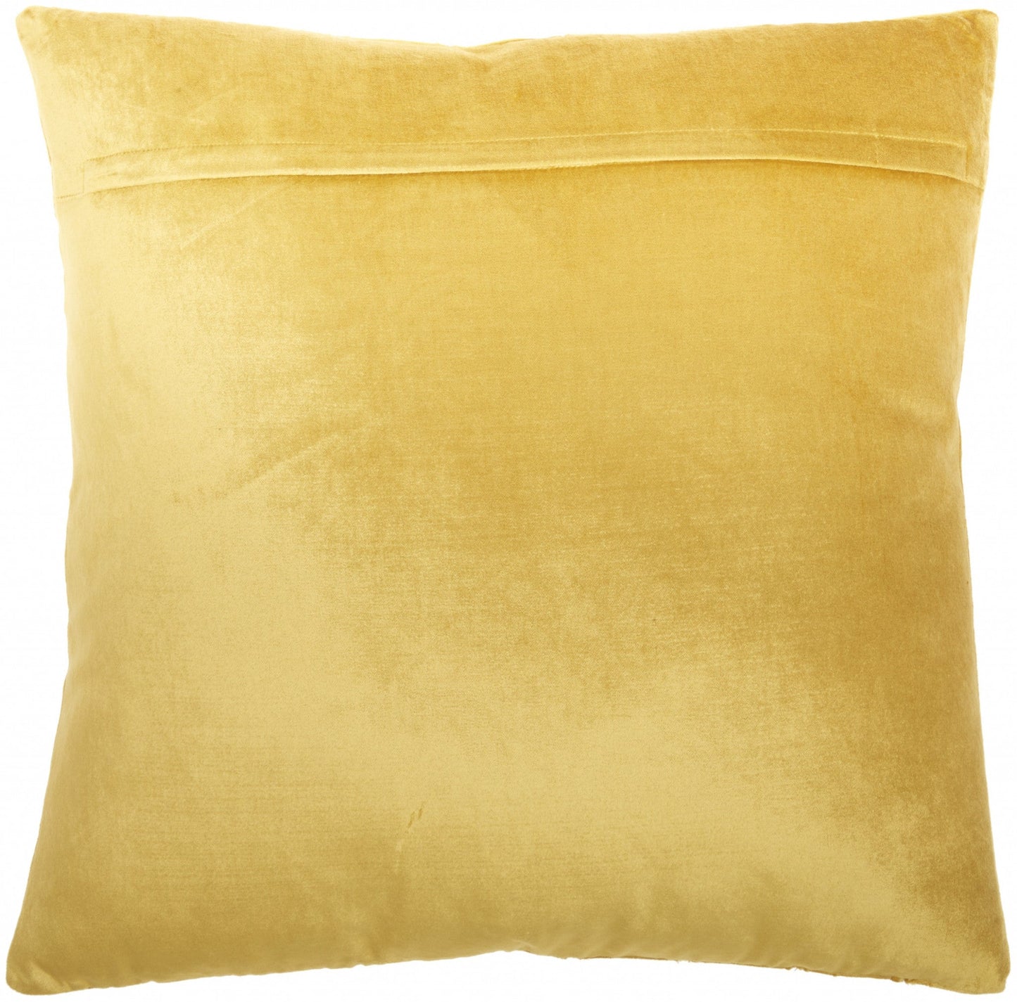 20" Glam Gold Striped Velvet Throw Pillow With Sequins FurniFindUSA